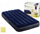 Надувной матрас Intex 64757 Classic Downy, 191x99x25 см, одноместный, велюр, технология Dura-Beam