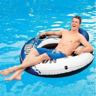 Надувне коло-крісло Intex 58825 "River Run 1", Ø135 см, зі спинкою, до 100 кг
