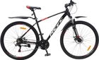 Велосипед CrossBike Pacific 2025 29" 19" Чорний-Червоний (29СTA-005639)