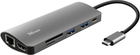 Wieloportowy adapter USB-C Trust Dalyx 7 w 1 (23775) (955555901129302) - Outlet