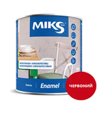 Эмаль алкидная глянцевая MIKS Color (Красная) 2,8 кг