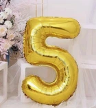 Кулька надувна фольгована 32 дюйми цифра "5" TV-shop 1347-4