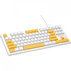 Клавіатура Aula F3032 keycaps plus 21 Yellow keys KRGD Red USB UA White (6948391204680) (253582)