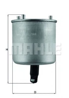 Фильтр топливный Knecht KL788 MAHLE (KL788)