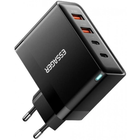 Сетевое зарядное устройство Essager 100W GAN (2xType-C + 2xUSB-A) Black