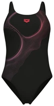 Купальник закрытый Arena RIPPLES SWIMSUIT U BACK B черный Женщины 38 009500-590