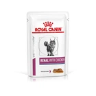 Вологий корм для кішок Royal Canin Renal with chicken Feline при захворюваннях нирок
