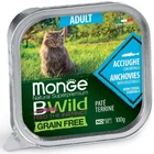 Влажный корм Monge BWild Adult Анчоус 100 г