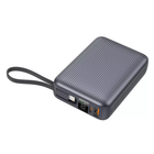 Портативный аккумулятор Powerbank Proove Moon Rock , 22.5 Вт, 20000 мАч, Type-C, Lightning, выход USB Серый