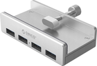 Hub USB Orico Clamp-Mounted 4x USB-A 3.0 (6942227137982)