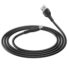 Кабель BOROFONE BX51 USB to iP 2.4A,1m, PVC, PVC connectors, Black (6931474743893)