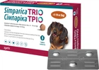 Жевательные таблетки против блох, клещей и гельминтов для собак Zoetis Simparica TRIO (Симпарика TRIO) весом от 5.1 до 10 кг 3 таблетки (10027028/5414736065779)