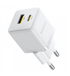 Сетевое зарядное устройство Baseus Palm Type-C+USB 20W P10111608213-00 Белое