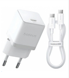 Сетевой адаптер Baseus Palm Fast Charger 1C 20W + Cable Type-C to Type-C P10111602213-01 Белый
