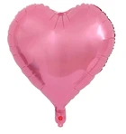 Фольгированный шарик сердце 18"(45 см) розовое