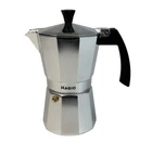 Гейзерная кофеварка Magio MG-1003 450 мл 9 чашек серебристая