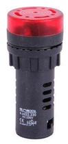Cветозвукосигнальная арматура e.ad22.230.buzzer.red Ø22мм 230В АС красная E.Next s009027