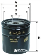 Фільтр оливний WIX Filters WL7087 - FN OP541 (WL7087)