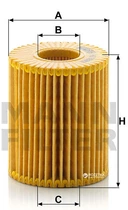 Фильтрующий элемент масляного фильтра MANN-FILTER HU 7009z