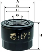 Фільтр оливний WIX Filters WL7174 (325466) (WL7174)
