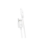 Кабель HOCO X1 USB для Type-C 3A, 1m, PVC, PVC connectors, White (6957531032045)