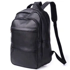 Мужской рюкзак для ноутбука и документов из натуральной кожи Tiding Bag B2-37342A черный