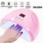 Професійна LED-лампа FD 258 Beauty Nail 36 W для манікюру та педикюру 7173