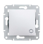 Выключатель/переключатель 1кл Asfora алюминий EPH0400161 Schneider Electric