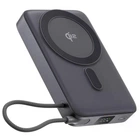 Портативна батарея Proove OverPower 35W Qi2 10000mAh, бездротова зарядка, павербанк сірий (PBOP35012105)