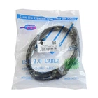 Кабель Atcom USB - USB Type-B V 2.0 (M/M), 1.5 м, феррит, черный (5474)