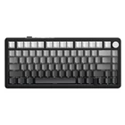 Ігрова механічна бездротова клавіатура Attack Shark X85 Gray gradient, 75%, RGB, USB-C, hot-swap, White Jade Switch з регулятором гучності