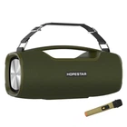 Портативна бездротова Bluetooth колонка Hopestar A6 PRO |BT5.0, 55W, TWS, AUX/TF/USB, 6h, IPX6| з мікрофоном Green