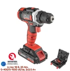 Шуруповерт акумуляторний Intertool 18 В SemiPRO WT-0314