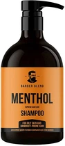 Шампунь для жирної шкіри голови та схильного до лупи волосся - Barber Blend Menthol Shampoo 500ml (1496674-30476347)