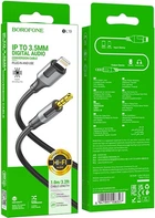 Аудиокабель Borofone BL19 Creator digital audio conversion cable iP Black (6941991108327)