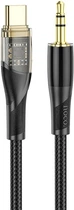 Аудіокабель Hoco UPA25 Transparent Discovery Edition Digital audio conversion cable Type-C Black (6931474791177)