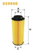 Фильтр масляный Scania R, Serie 4 (94-164), T Wix Filters (92096E) WIX Filters (92096E)