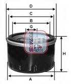 Фільтр масляний SOFIMA S 3519 R Sofima (S3519R)