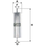 Паливний фільтр WIX FILTERS WF8035 BMW 7 Series, 5 Series, 8 Series, 3 Series 1720101, 16141179500, 13329063164