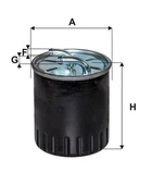 Топливный фильтр WIX FILTERS WF8509 Chrysler 300C; Mercedes E-Class, Sprinter, B-Class, G-Class, C-Class, Vito, S-Class, GL-Class, M-Class, GLK-Class, CLS-Class, A-Class 05174056AA, 5091, 5174056AA