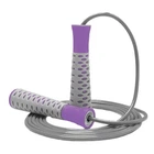 Скакалка Power Play 4206 2.75 м, Grey/Purple