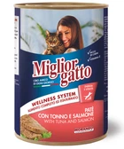 Вологий корм Morando Migliorgatto Pate з тунцем та лососем 400 г