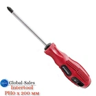 Отвертка Intertool PH0 х 200 мм (VT-3135)
