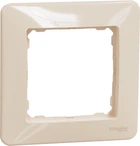 Рамка 1-постова Schneider Electric Sedna Design Бежевий (SDD312801)