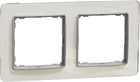 Рамка 2-постова Schneider Electric Sedna Design Штучне Біле скло SDD360802