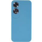 Чехол на Oppo A60 4G / для оппо А60 силикон Голубой / Blue