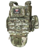 Армейская тактическая плитоноска ARTEX с быстрым сбросом Cordura 1000D мультикам
