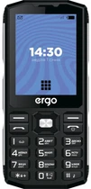 Мобильный телефон ERGO E282 Dual Sim черный 2.8 дюйма TFT экран 4000 мА·ч