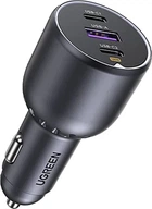 Автомобильное зарядное устройство для телефона Ugreen 130w 2xUSB-C 1xUSB-A Black (EC705)