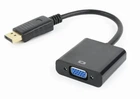 Адаптер DisplayPort (M) - VGA (F), Cablexpert, Black, 15 см (A-DPM-VGAF-02)